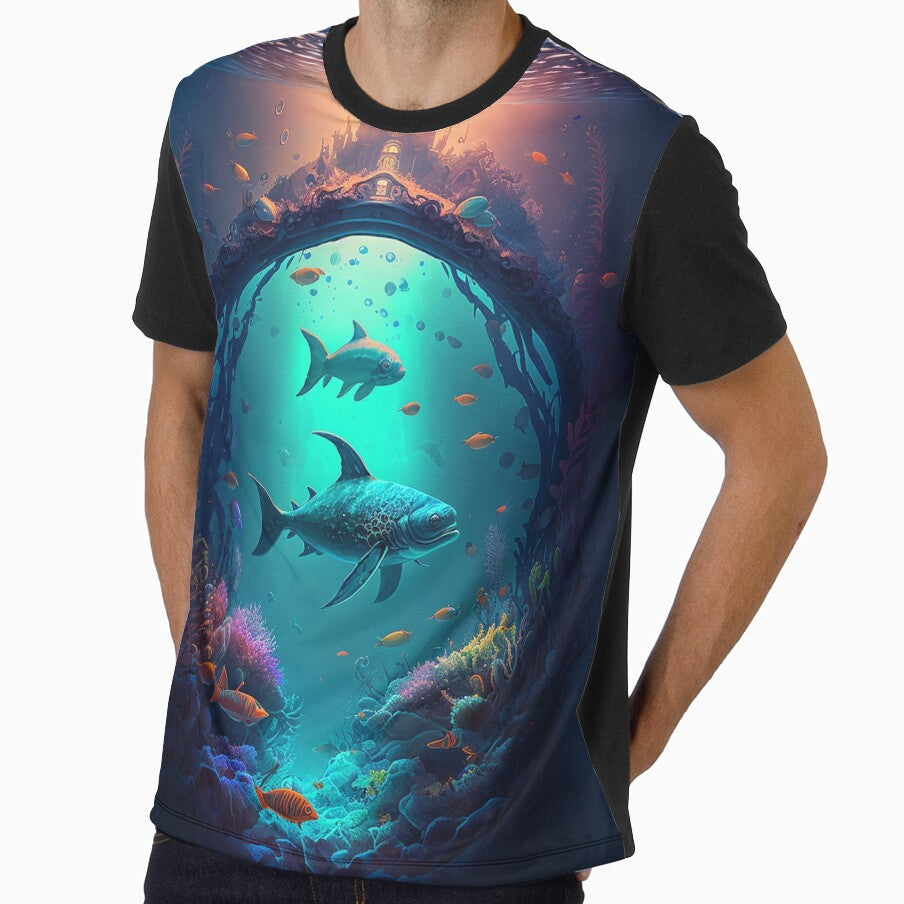 Fantasy Underwater Landscape by elnixart