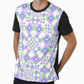 The violet modern square in seamless pattern by MyMemoriesArts