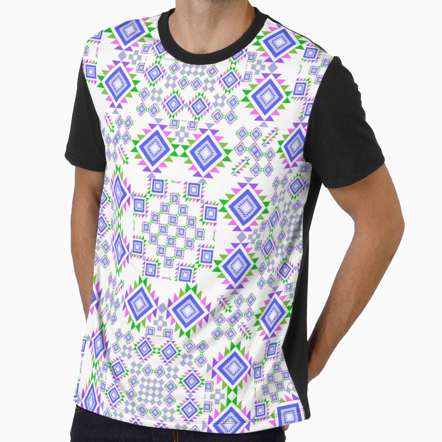 The violet modern square in seamless pattern by MyMemoriesArts