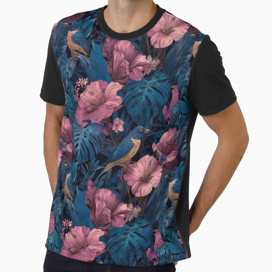 Lush Tropical Flower  - Birthday Flower Print  - Retirement Gifts For Men by RoyalStarsPatts