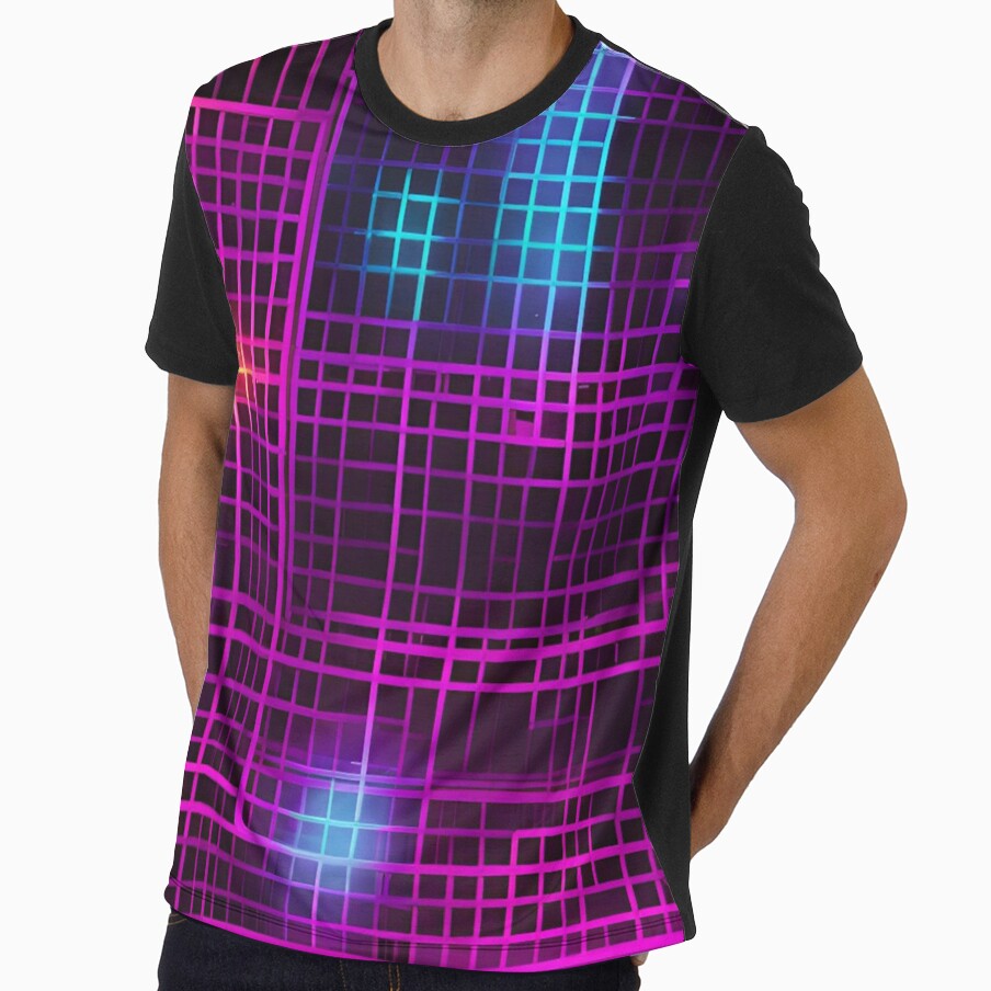 Futuristic Glowing Neon Grid by Have Mercy
