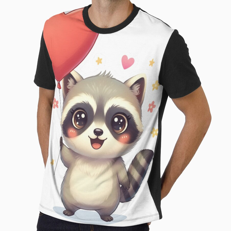 Heart-shaped raccoon by SimonsDesignArt