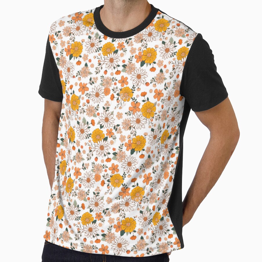 Retro Abstract Floral Pattern by CreativeCanvas8