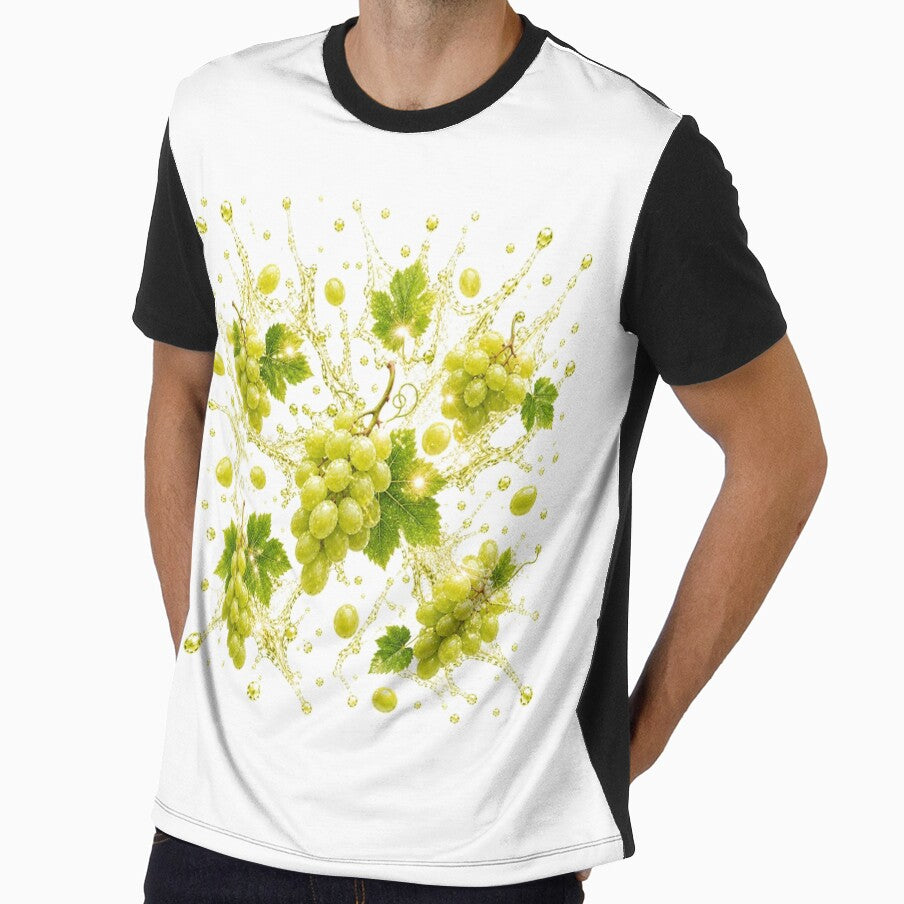 Green Grapes Splash Art by AureliasDesignStudio