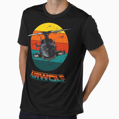 Airwolf Sunset 1980s Retro Classic by Ravensclaw3