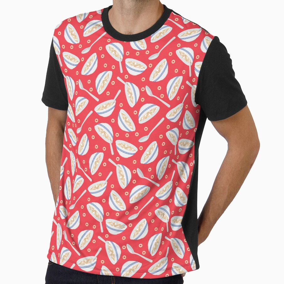 cereal bowl toss - red by littlearrow