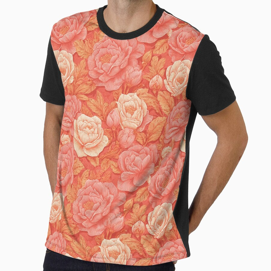 Unique Rose Texture  - Retro Flower Floral  - Birthday Gift Ideas by RoyalStarsPatts