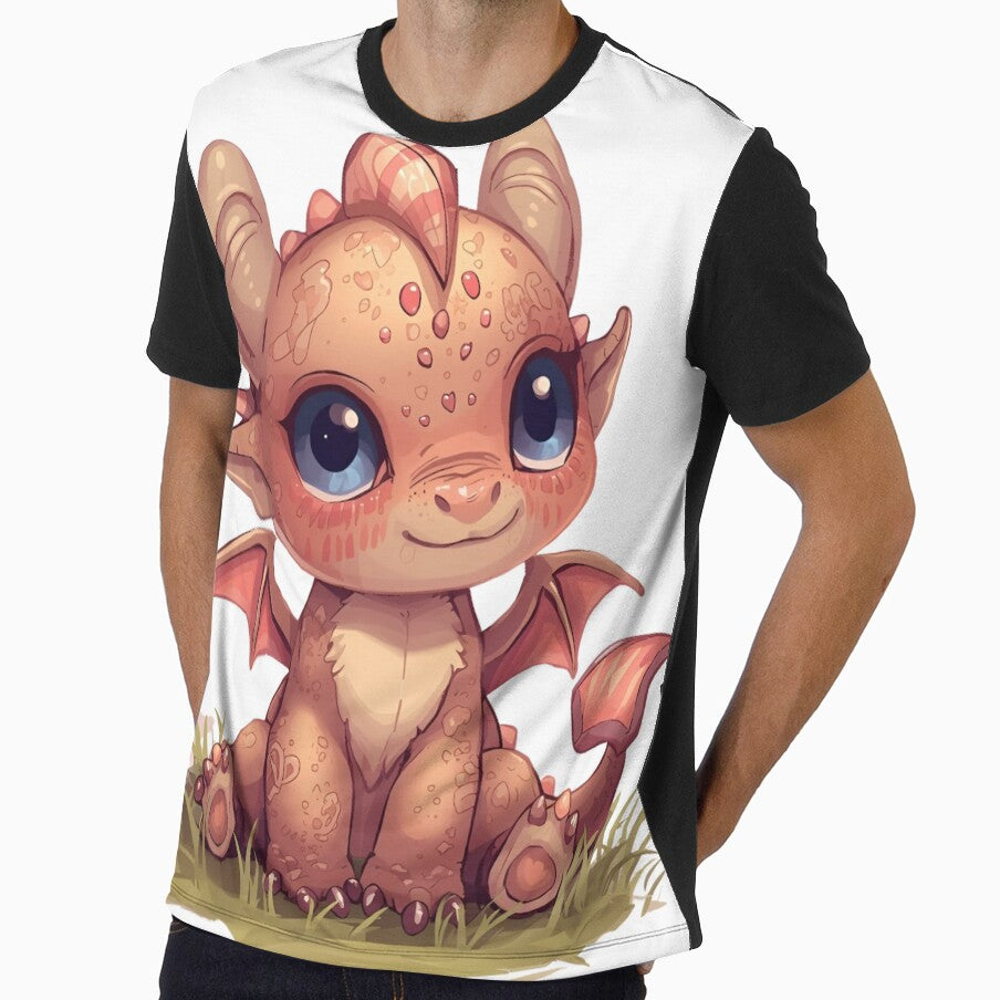 Cute dragon in the fairytale forest by SimonsDesignArt
