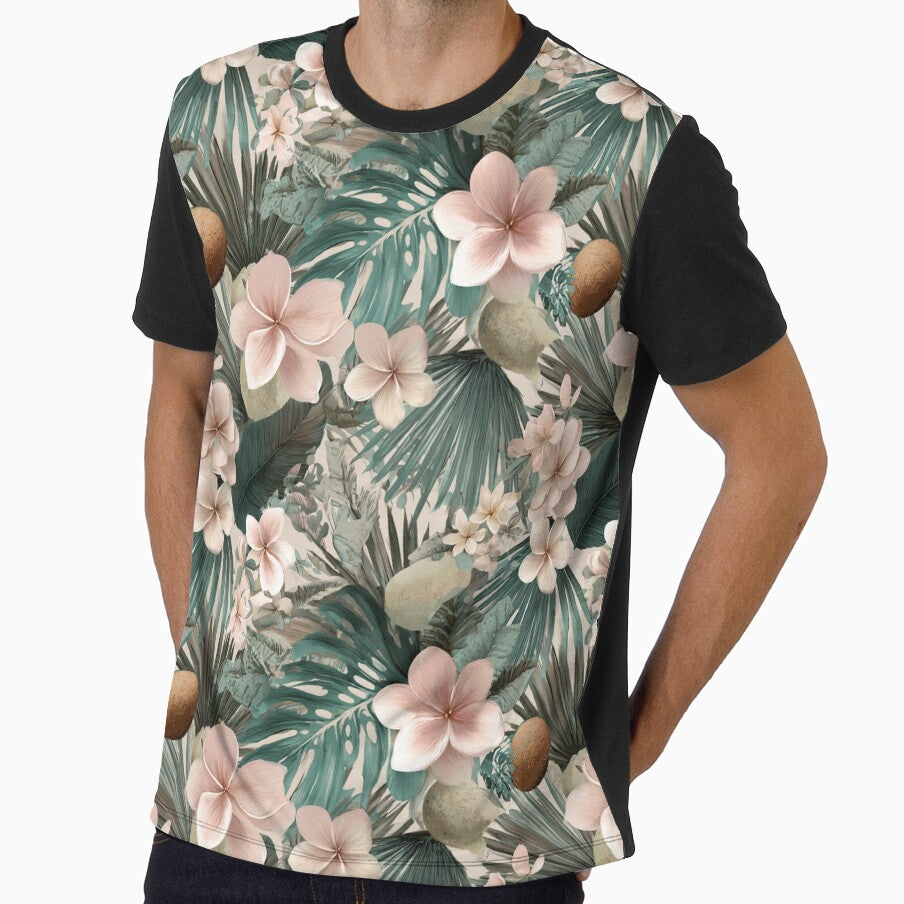 Colorful Tropical Floral  - Flower Garden Pattern  - Gifts For Dad by RoyalStarsPatts