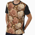 Unique Rose Bouquet  - Botanical Garden Pattern  - Moms Day Gifts by RoyalStarsPatts