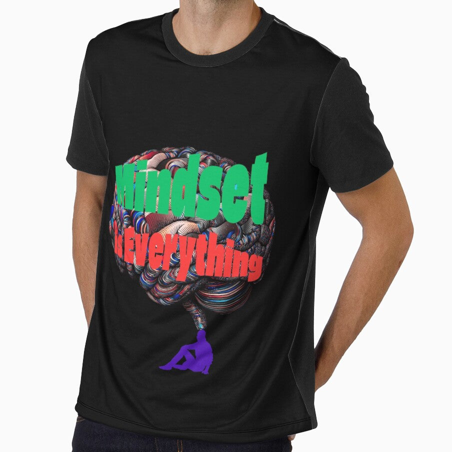 Mindset Is Everything Gym Motivation T-Shirt Design by bulbul Islam