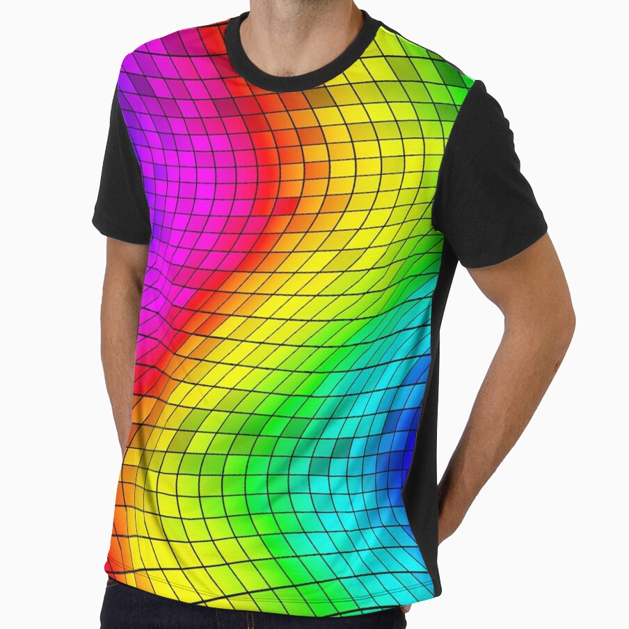 Retro Neon Bright Abstract by pugmom4