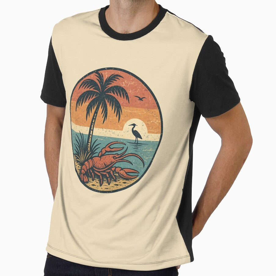 Crayfish Retro Sunset by Sturdust