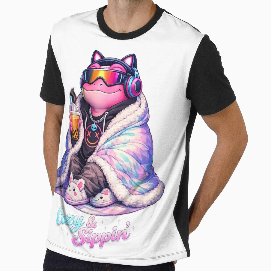 Retro Cyberpunk Frog by BlackRockX