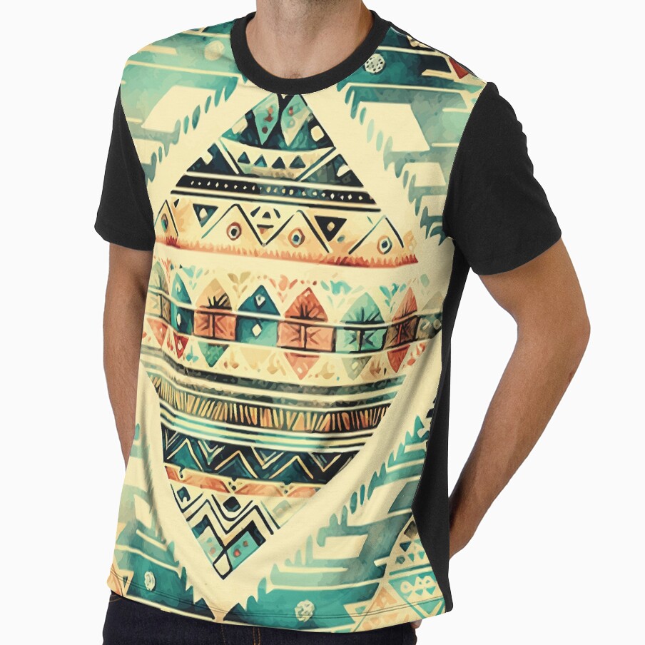 A Diamond Aztec Bohemian SouthWest Design - Boho Chic Patterns by GVRDesign
