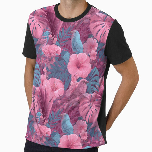 Bold Tropical Floral Texture  - Botanical Garden Pattern  - Anniversary Gifts For Mom by RoyalStarsPatts