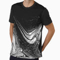 Black and white abstract painting by reka88