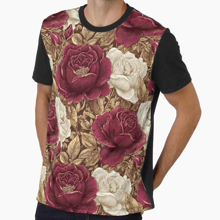 Radiant Rose Floral - Flower Floral Pattern  - Gifts For Dad by RoyalStarsPatts