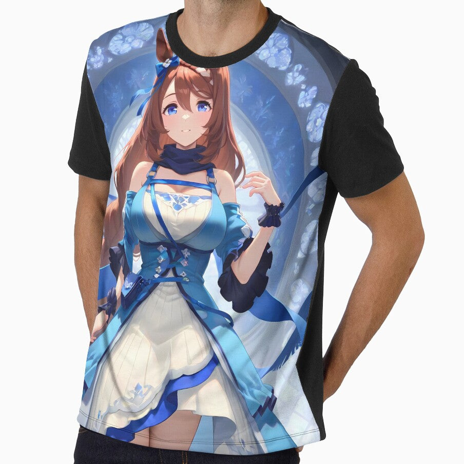 Super Creek Royal Blue Gown Uma Musume Pretty Derby Anime Girl Waifu by Tokyonomad