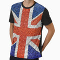 England Flag Grunge by DFLC Prints