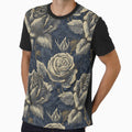 Delicate Rose Floral - Hawaiian Flower Pattern  - Gifts For Men by RoyalStarsPatts