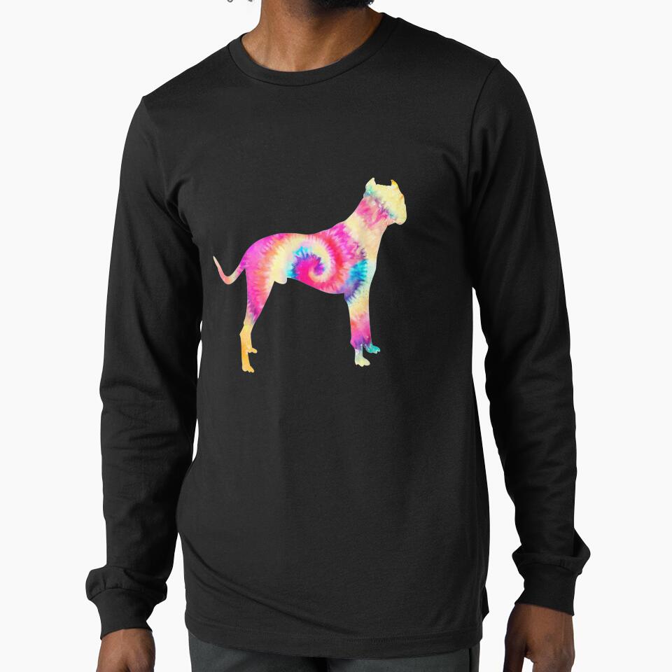 Dogo Argentino Dog Lover Dog Mom Dad Tie Dye by mylahKristian