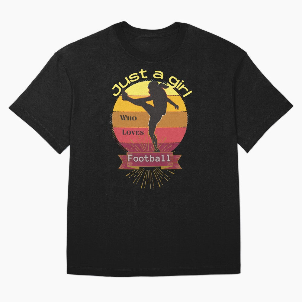Just a Girl who loves Football t shirt by Rockopolys