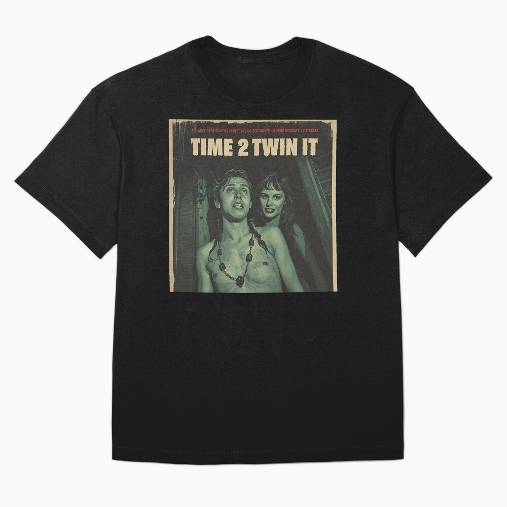 Time2twinitit Horror Shirt Retro DIY Halloween Poster Tee Scary Craft Fan | Time2TwinIt | Time 2 Twin It by LAVegasVibes