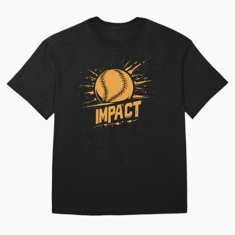 Baseball "Impact" tee by Zen Lael