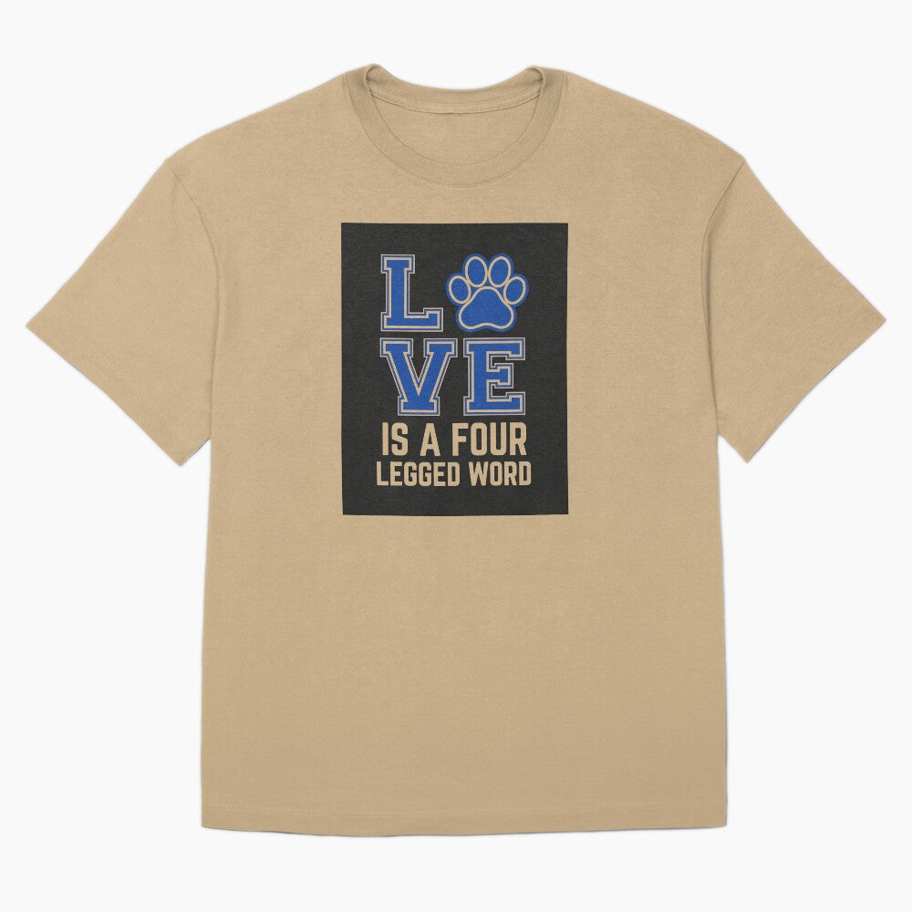 Love is a Four Legged Friend Classic T-Shirt by Magoya Store ⭐⭐⭐⭐⭐