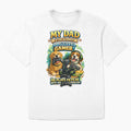 Dog dad gamer shirt -My dad is the ultimate dog level gamer he plays fetch with his controller- funny gaming dog dad gift by vampbabe54