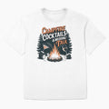 Camping Bachelorette Tee: Campfire Cocktails & Wedding Talk by CuteDesignables