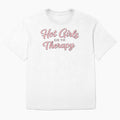Hot Girls Go To Therapy – Feminist Mental Health Quote Aesthetic Shirt by Miminc