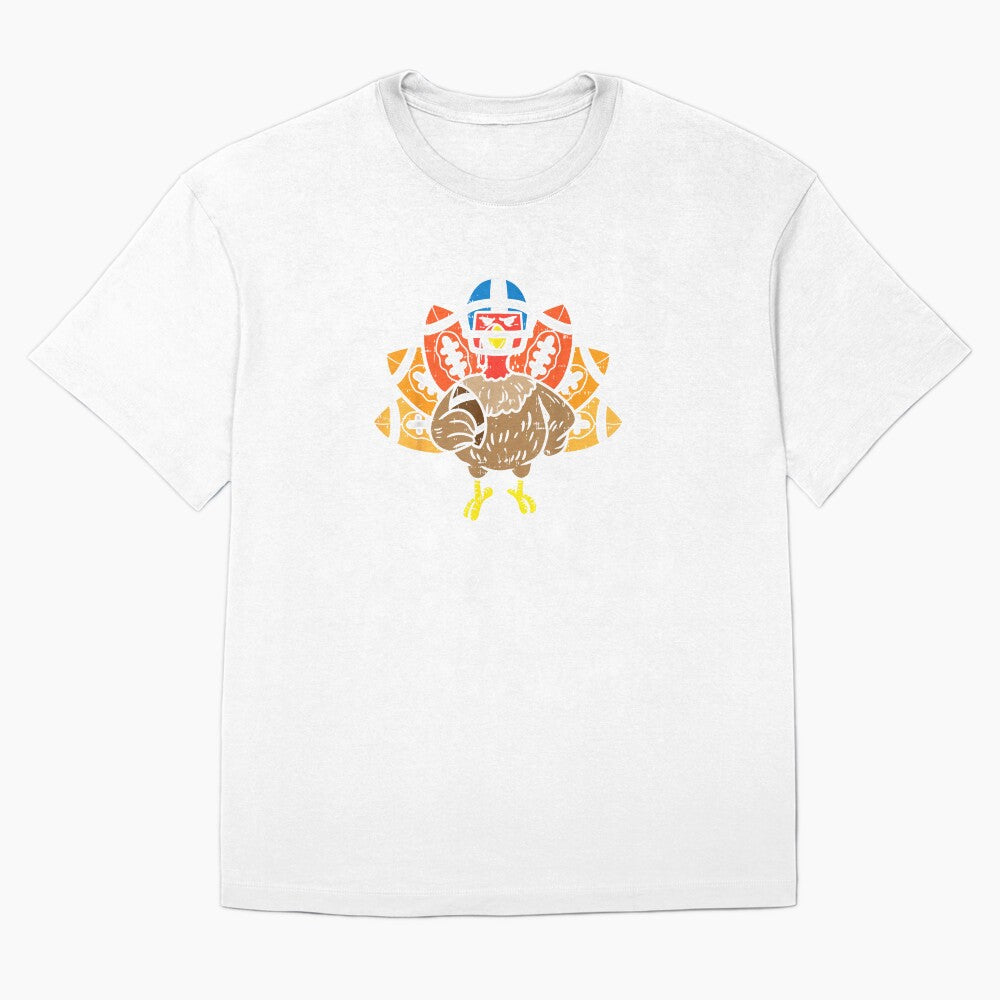 American Football Player Turkey Thanksgiving Day Sport Gift T-Shirt by josumitofc