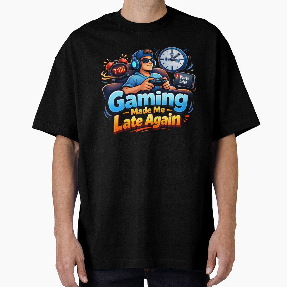 Gaming Made Me Late Again by VireonTees