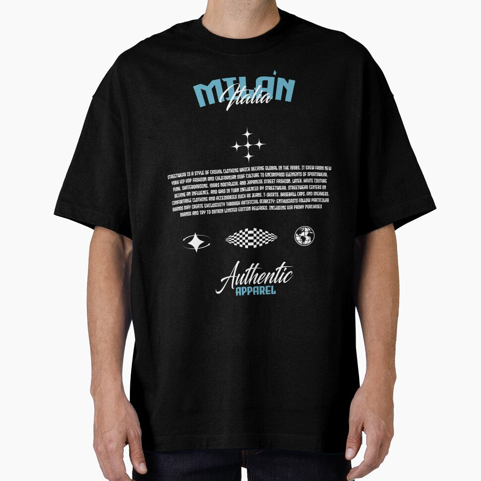 Milan Italy Streetwear by NF Designs Studio DTF