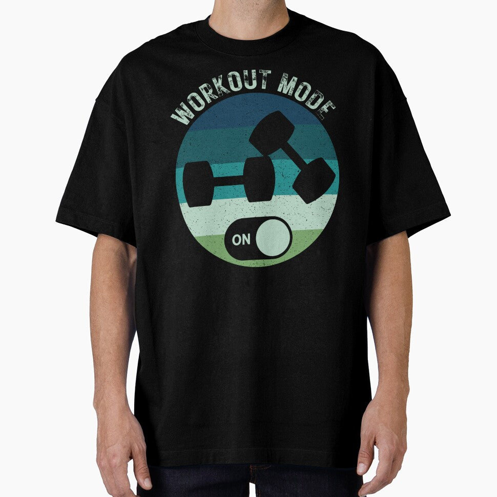 Retro Distressed Fun Fitness Workout Mode On by Linette Gerlach