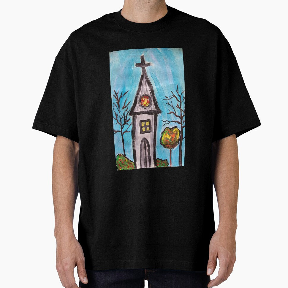 Winter Church by Olive's Cozy Little Shop