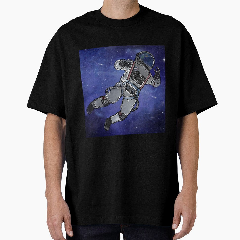 Floating Astronaut in the starry Cosmic Space by madworld123