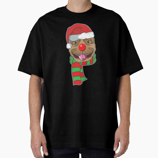 Funny Christmas Dog Xmas Santa  Pit bull Holiday Gift by haselshirt