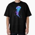 Blue Jellyfish Watercolor by The Love Quill