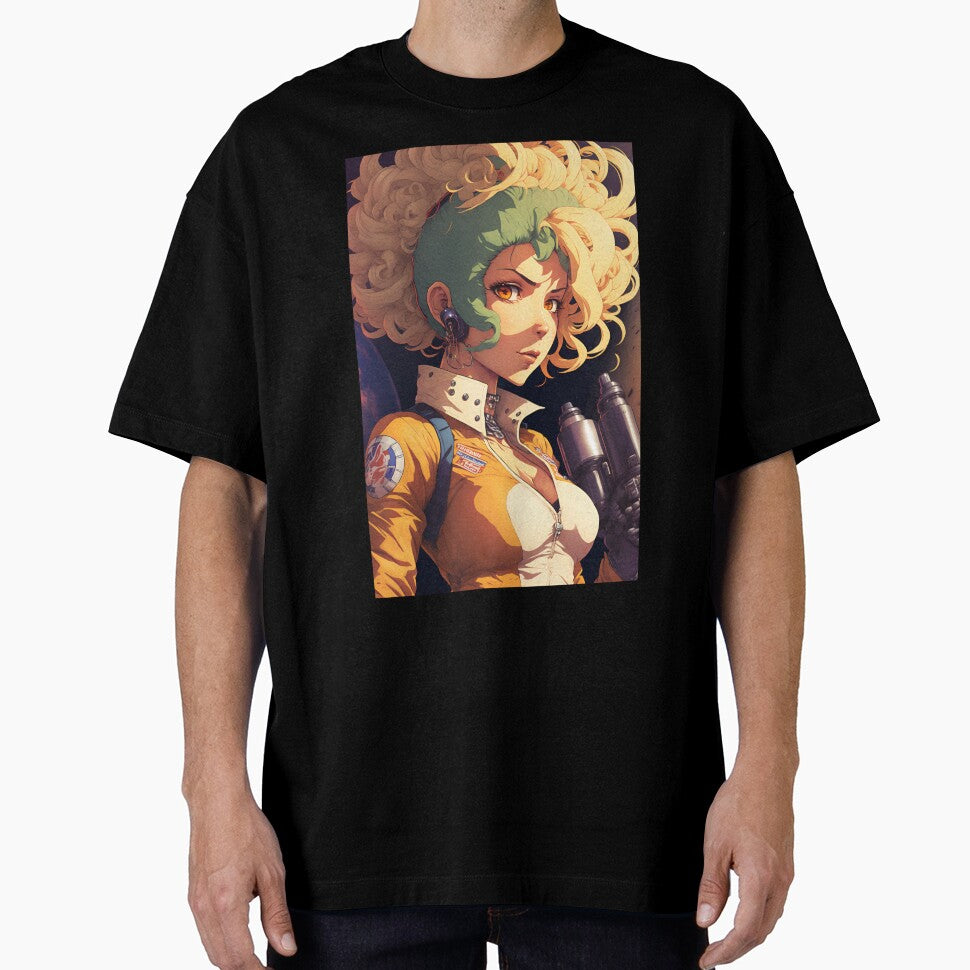 Anime Cute Girl Space Mechanic by Bubblebuk