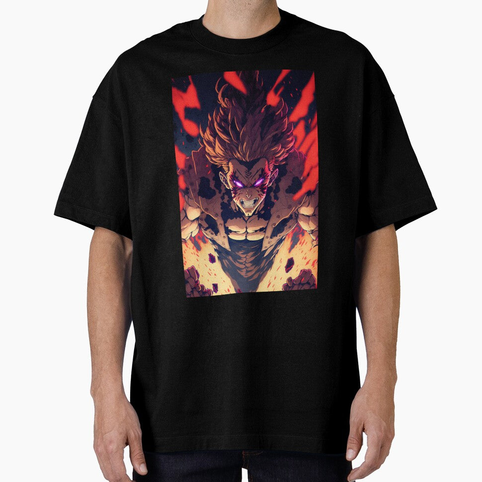 Anime Demon hero Ascending from Hell by Bubblebuk