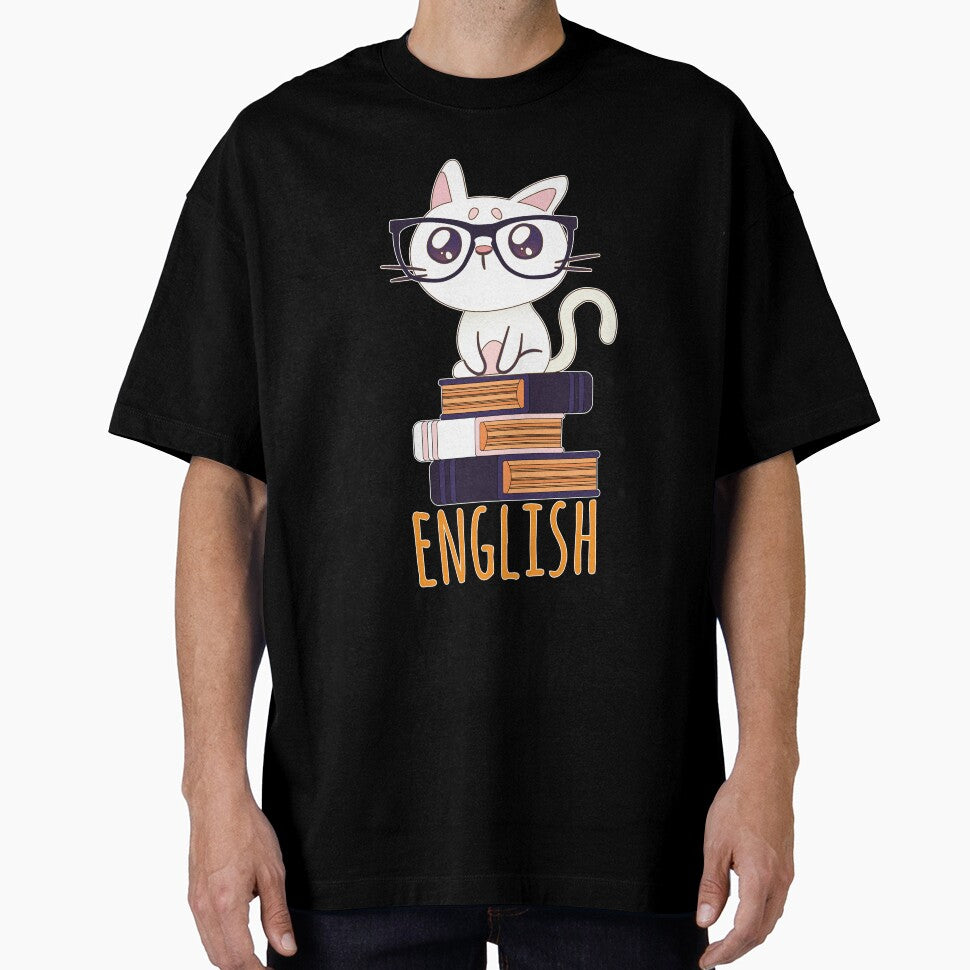 Nerd Cat English Teacher by soondoock
