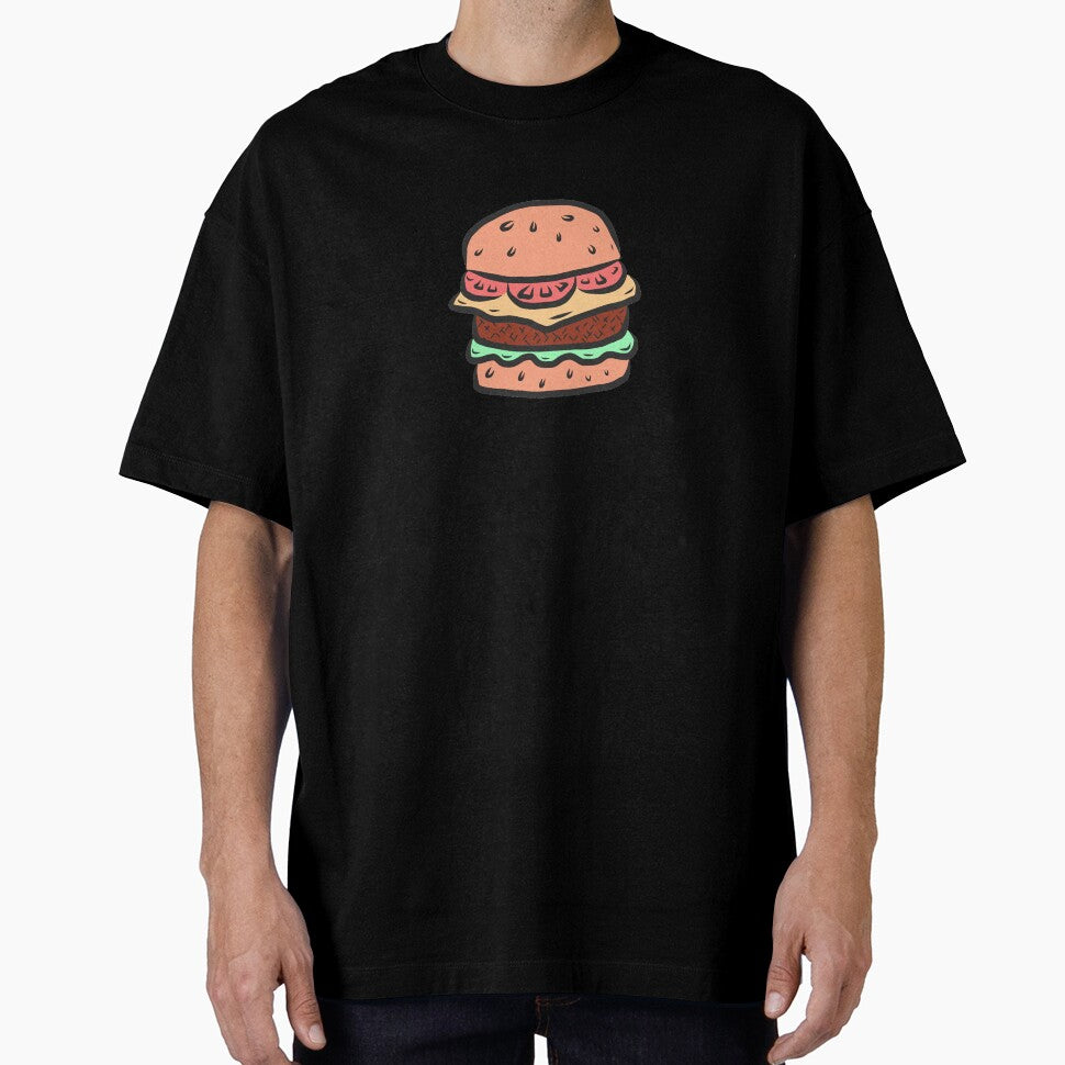 Yummy Burger Illustration | Graphic Art by Floo-kee