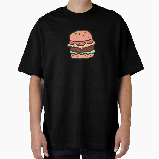 Yummy Burger Illustration | Graphic Art by Floo-kee