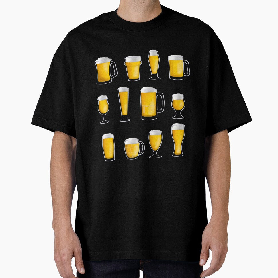 Beer glasses pint by Penny Stanley (ICONIC FOX GRAPHICS)