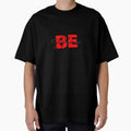 Minimalist BE Alone Streetwear Typography Design by GOUR FASHION