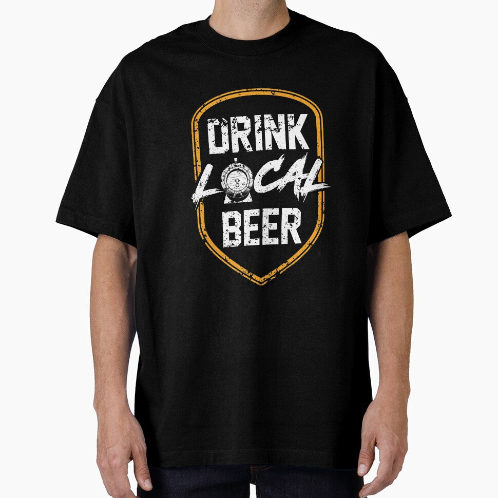 Drink Local Beer T-Shirt for Men and Women by AllStarMerch