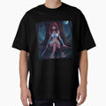 Retro Sexy Looking Girl In Forest Holding A Knive ( Dagger ) Red Hair by jimcaza